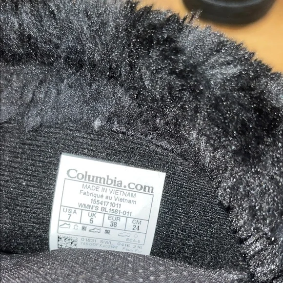 Women's Black Fur-Lined Winter Boots - Picture 3 of 6